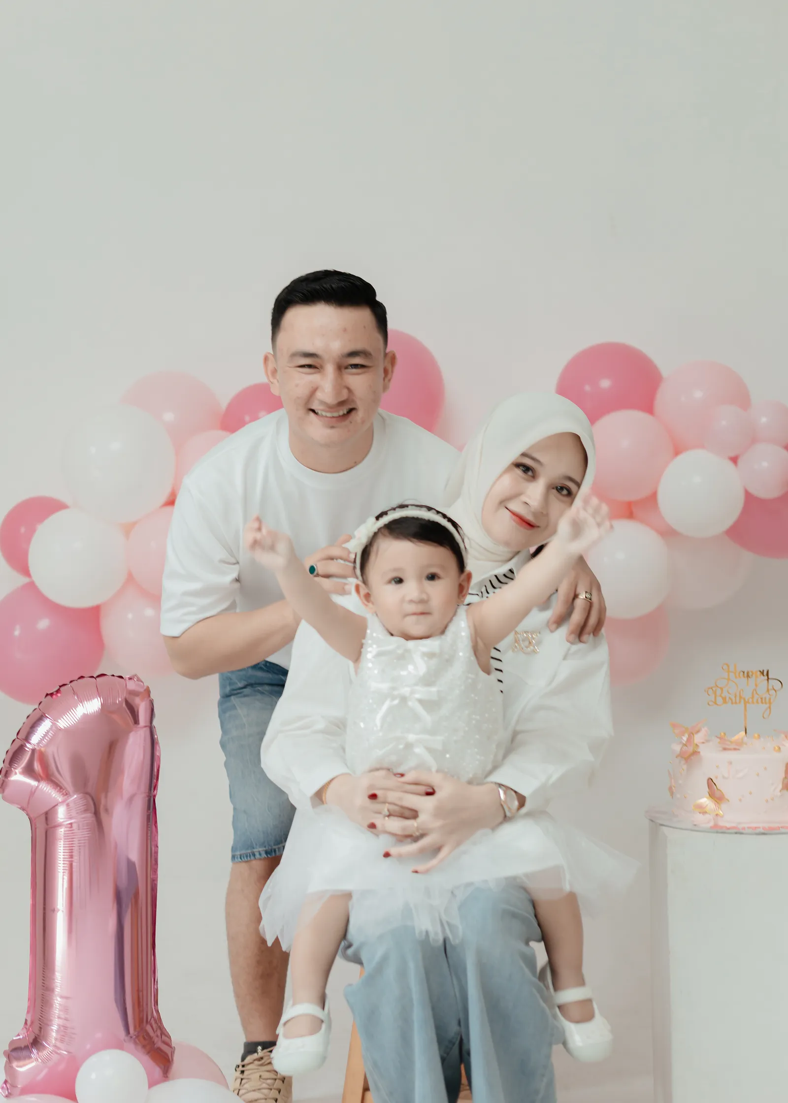 Potret ulang tahun anak di studio