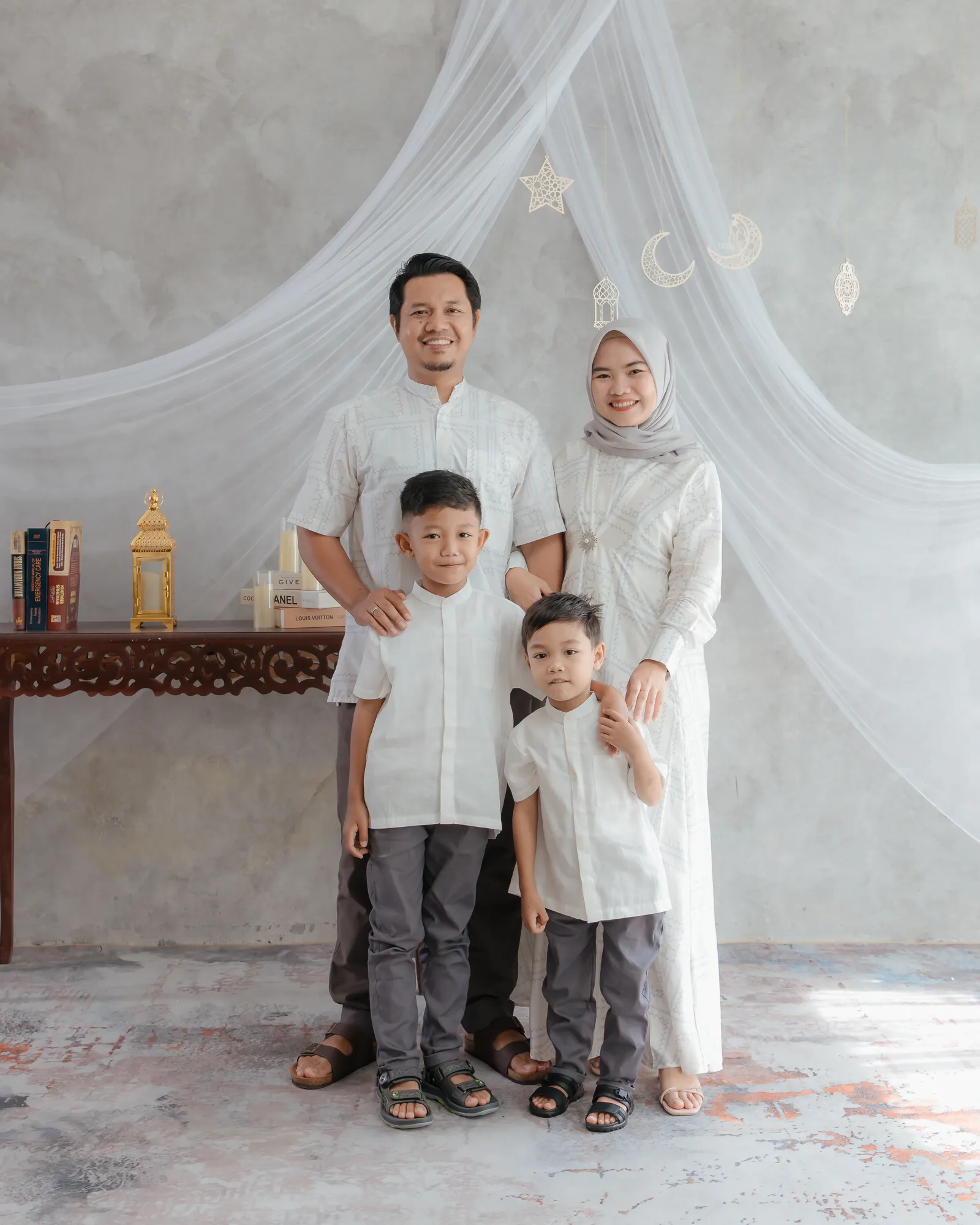 Potret keluarga tiga generasi