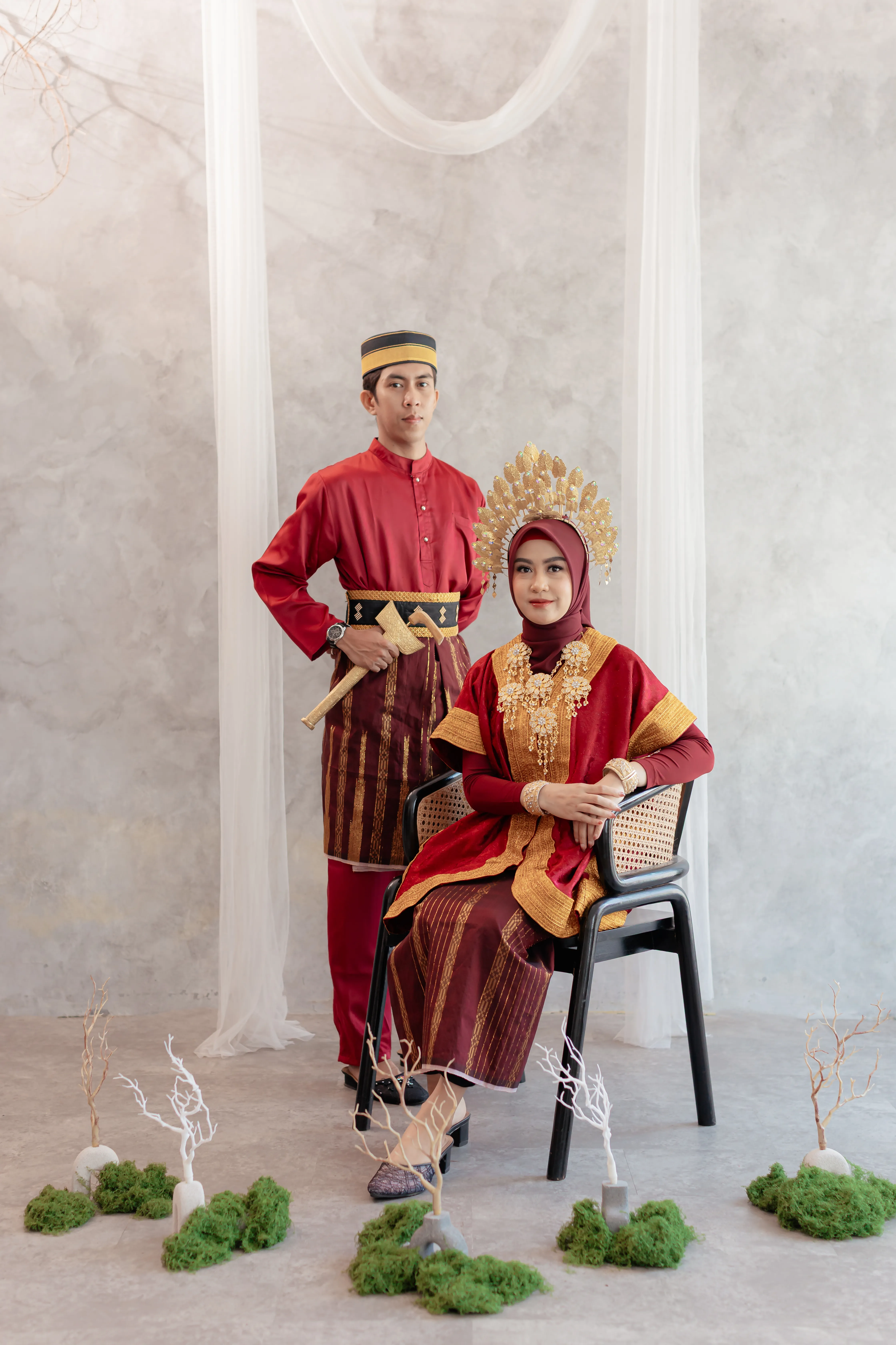 Potret adat Bima di studio