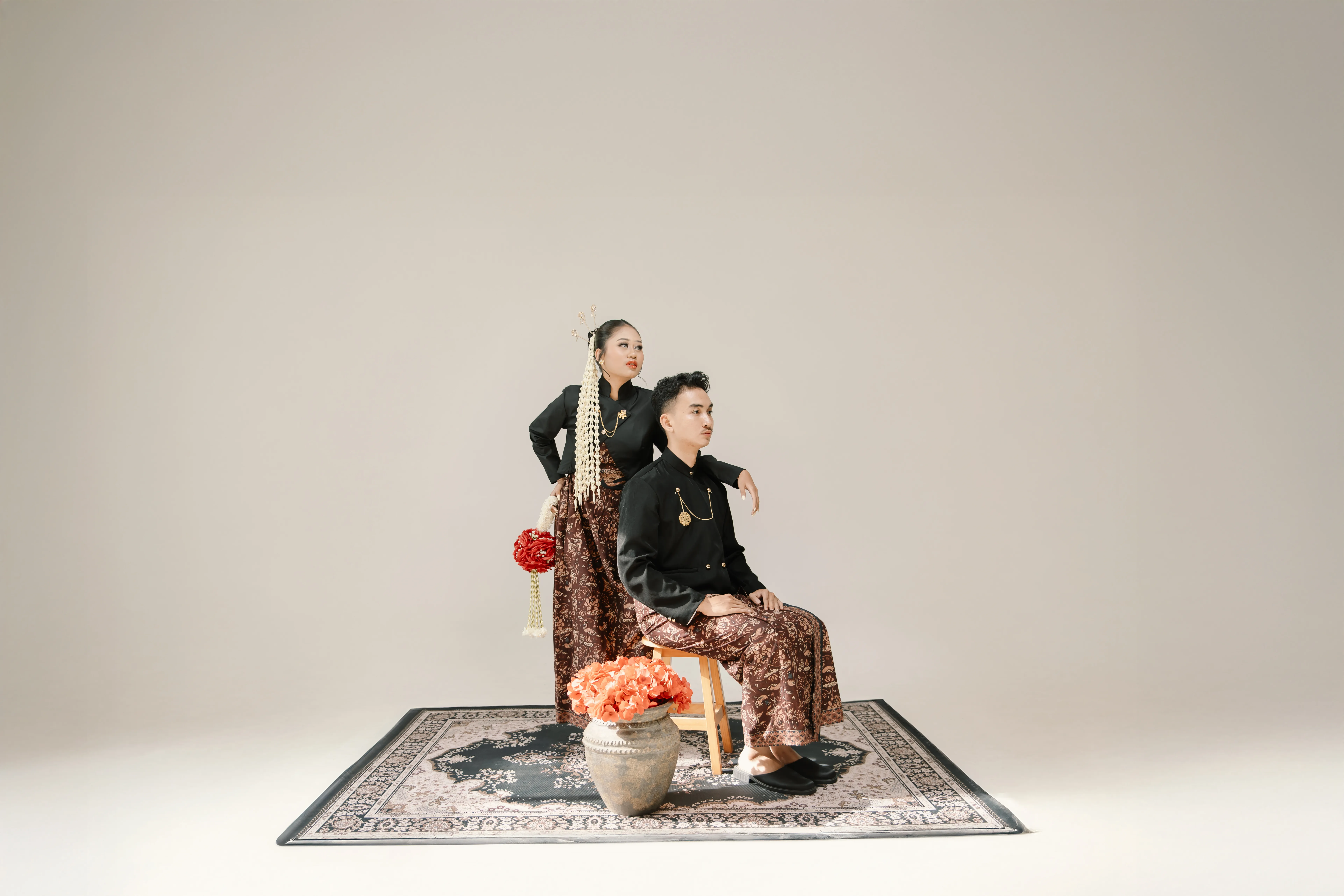 Sesi prewedding adat Jawa premium